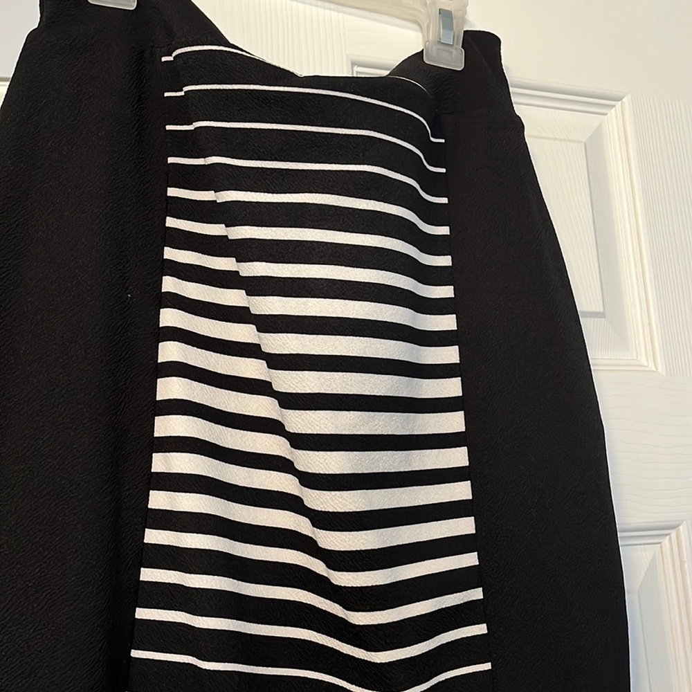 Black & white skirt from Ashley Stewart